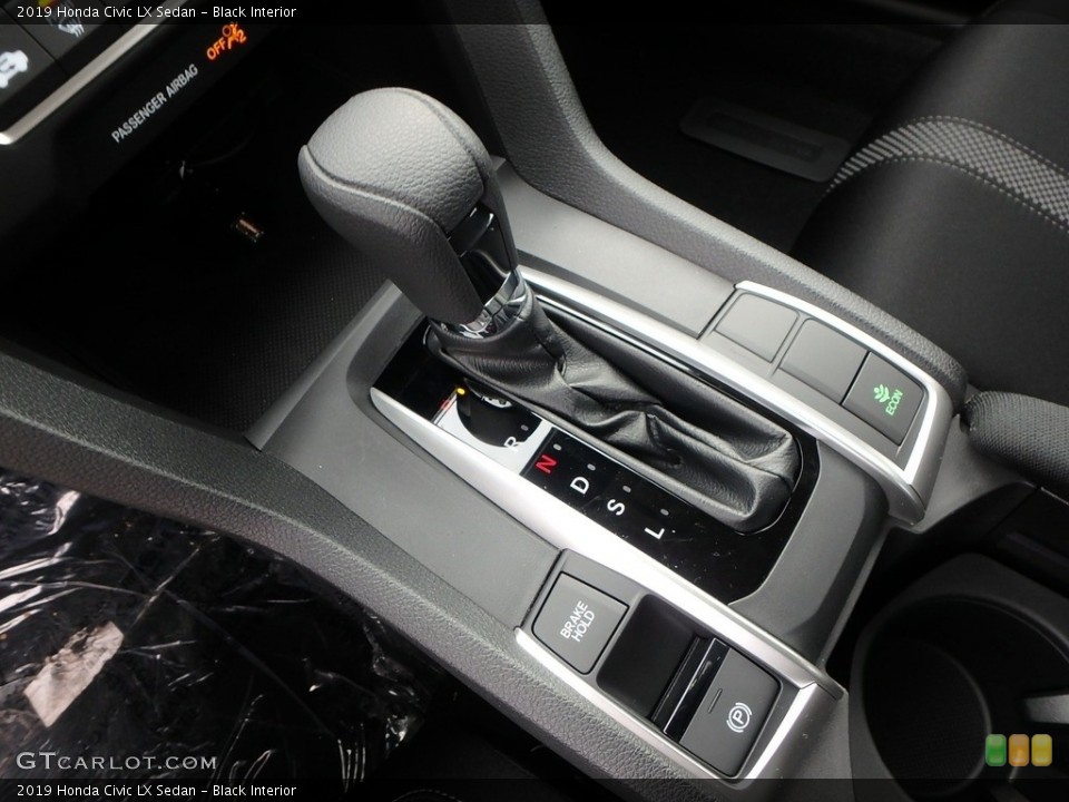 Black Interior Transmission for the 2019 Honda Civic LX Sedan #130443163