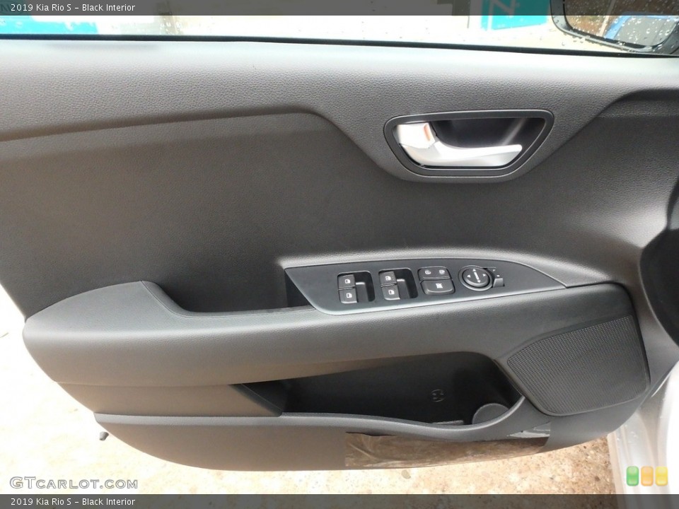 Black Interior Door Panel for the 2019 Kia Rio S #130443442