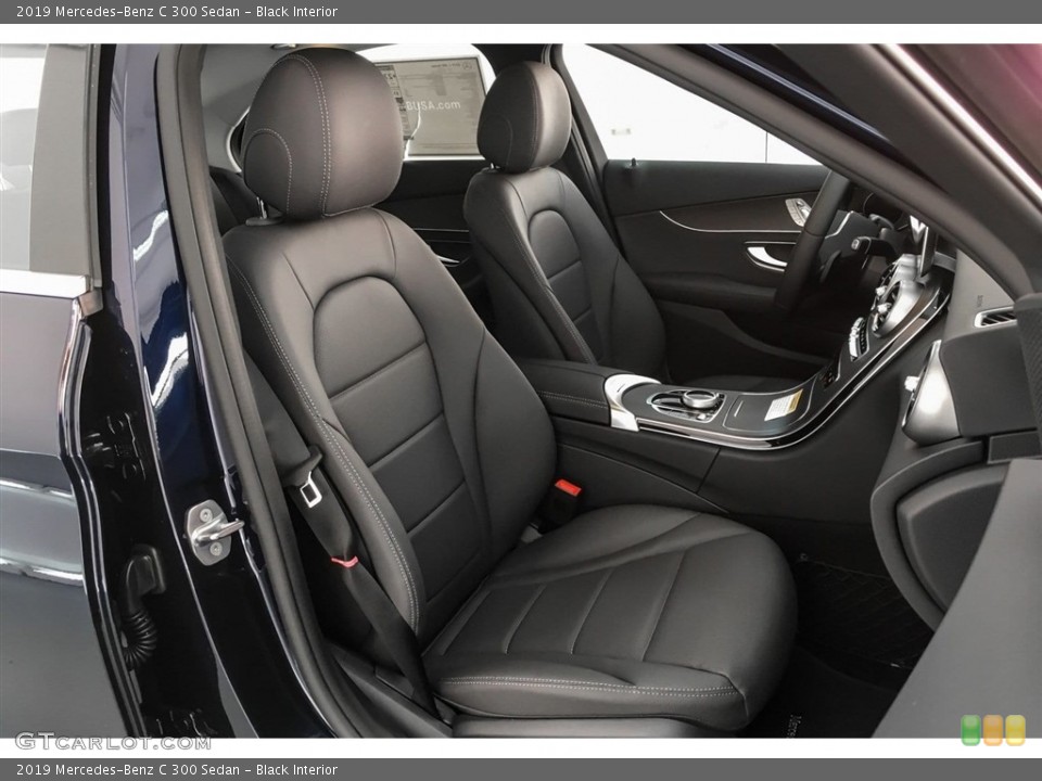Black Interior Front Seat for the 2019 Mercedes-Benz C 300 Sedan #130443958
