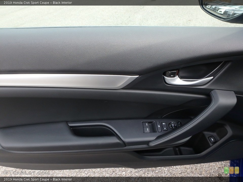Black Interior Door Panel for the 2019 Honda Civic Sport Coupe #130444435