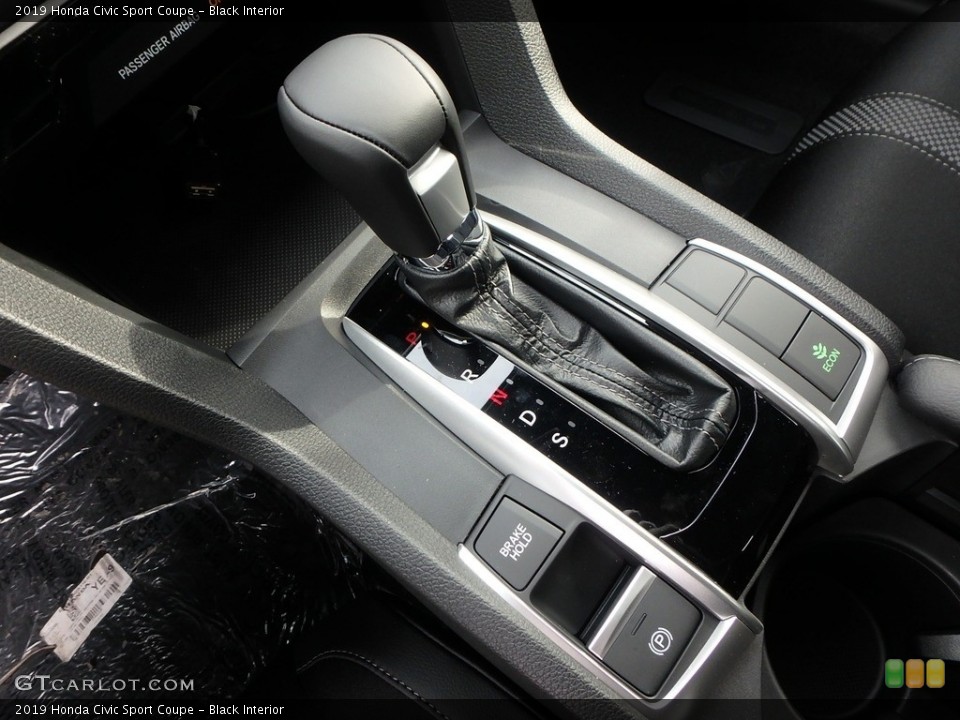Black Interior Transmission for the 2019 Honda Civic Sport Coupe #130444480