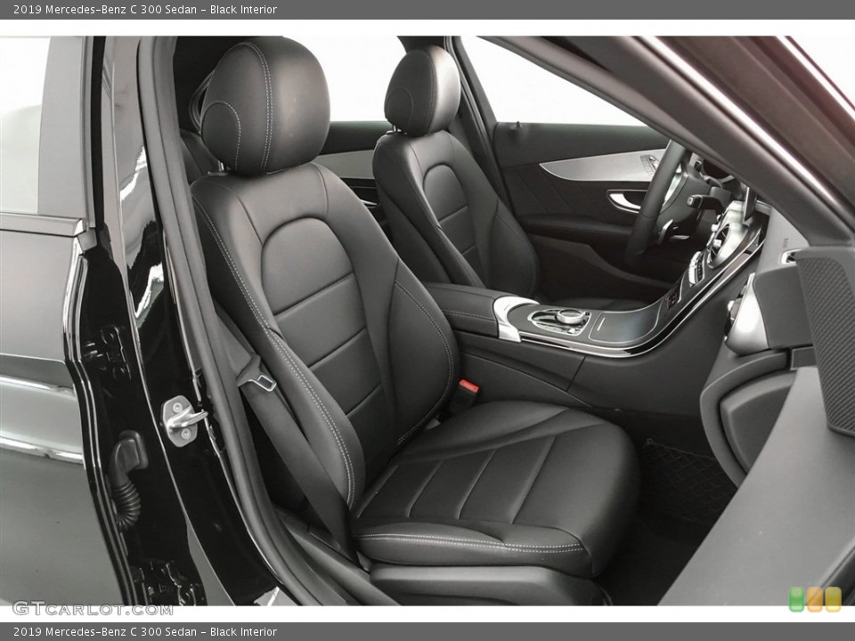 Black Interior Front Seat for the 2019 Mercedes-Benz C 300 Sedan #130444486