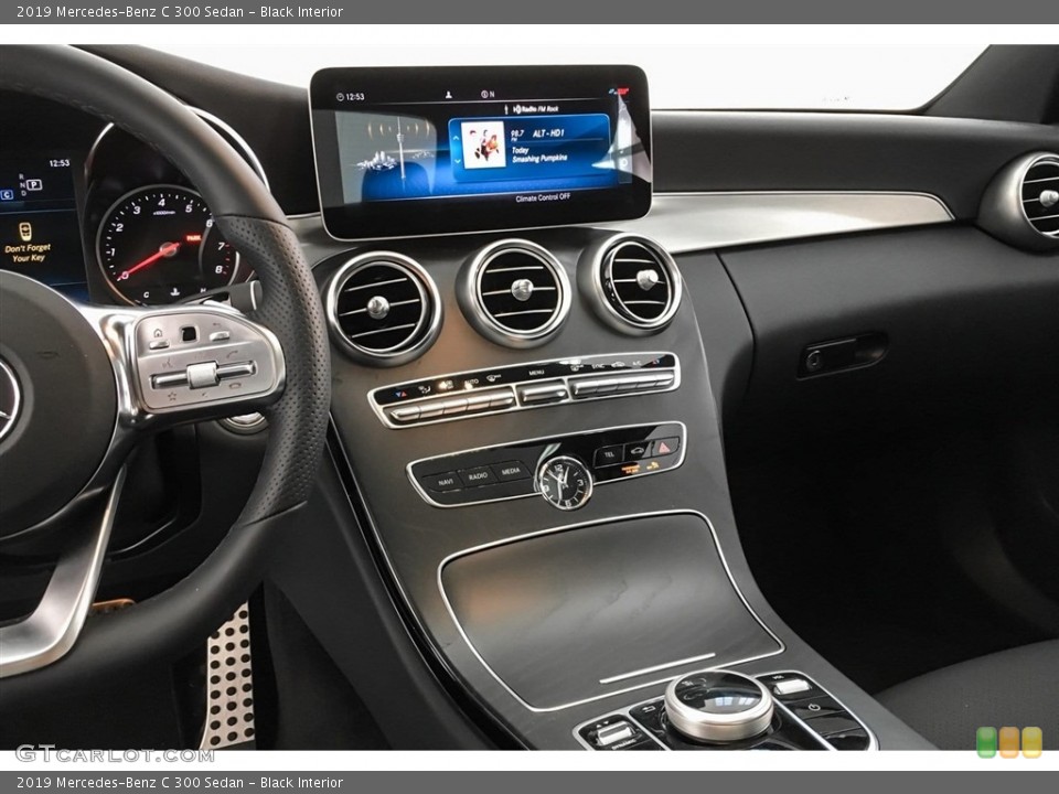 Black Interior Controls for the 2019 Mercedes-Benz C 300 Sedan #130444505