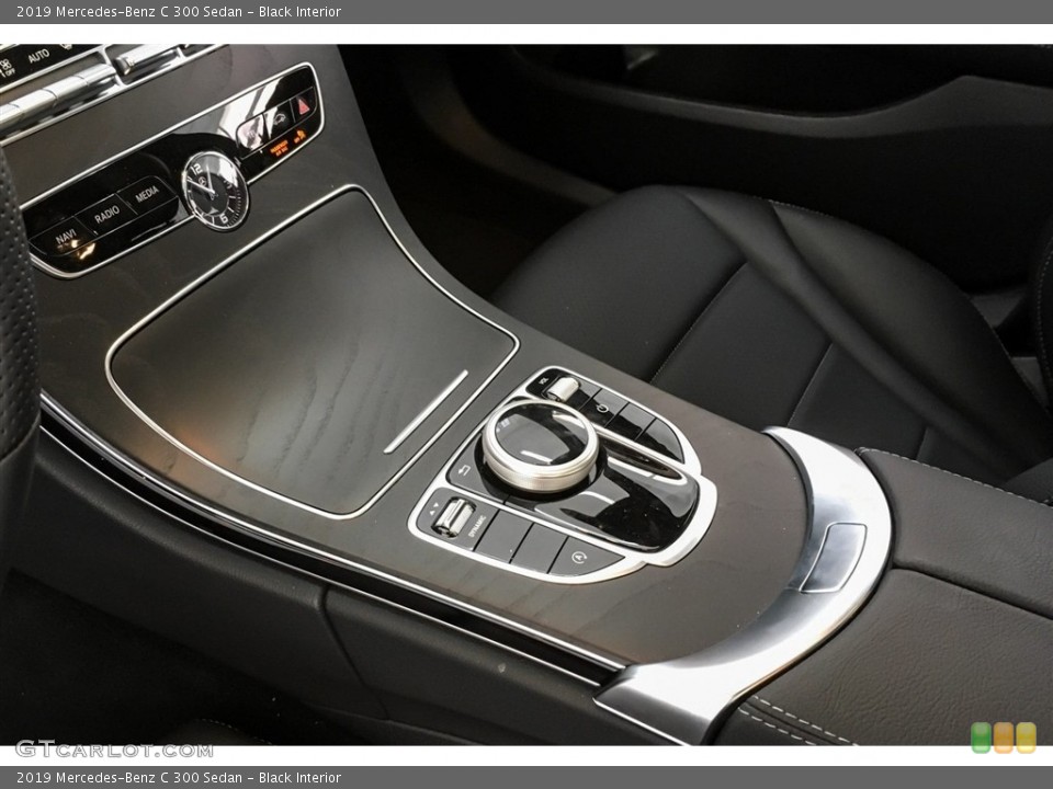 Black Interior Controls for the 2019 Mercedes-Benz C 300 Sedan #130444528