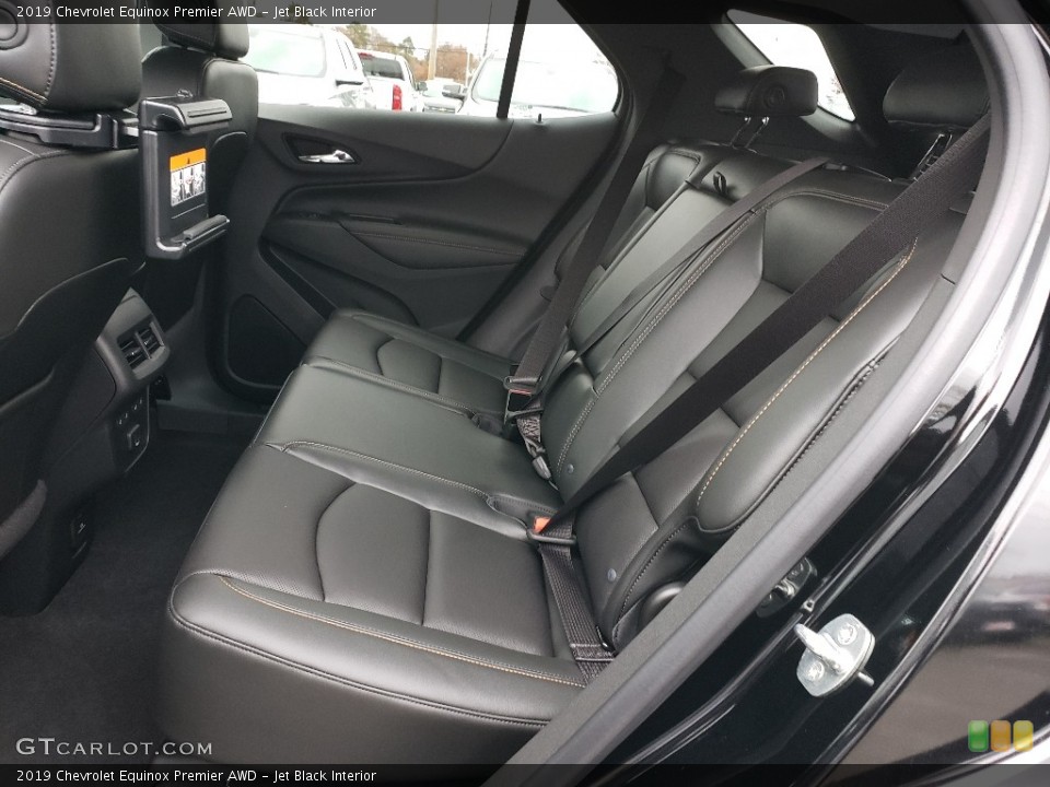 Jet Black Interior Rear Seat for the 2019 Chevrolet Equinox Premier AWD #130449476