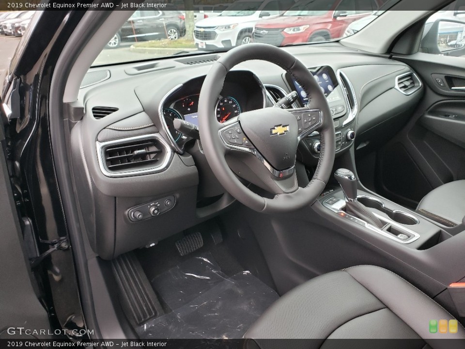 Jet Black Interior Front Seat for the 2019 Chevrolet Equinox Premier AWD #130449507