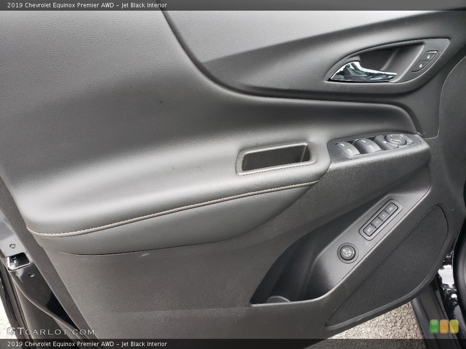 Jet Black Interior Door Panel for the 2019 Chevrolet Equinox Premier AWD #130449542