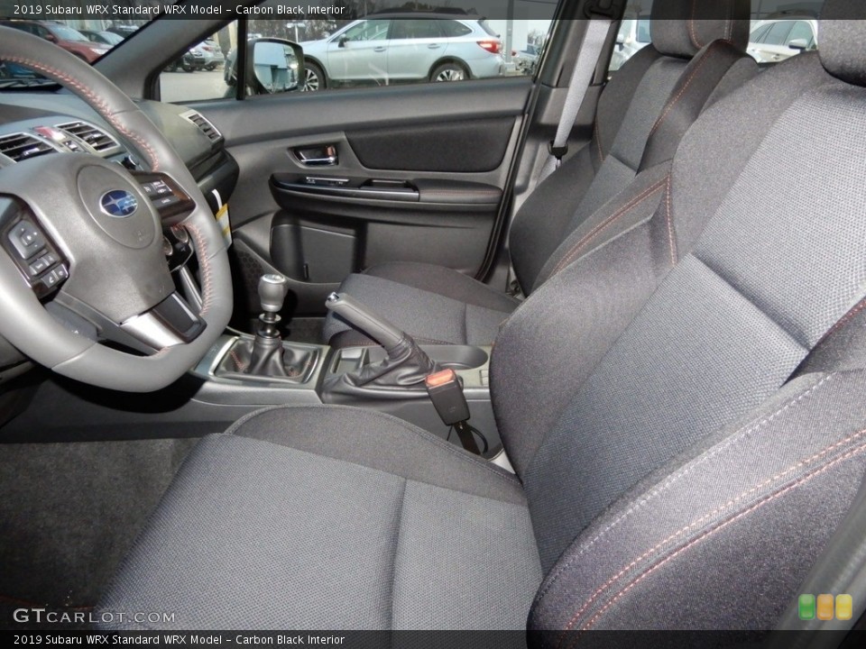 Carbon Black Interior Front Seat for the 2019 Subaru WRX  #130450952