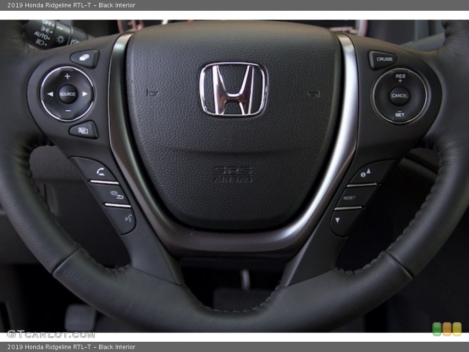 Black Interior Steering Wheel for the 2019 Honda Ridgeline RTL-T #130451600