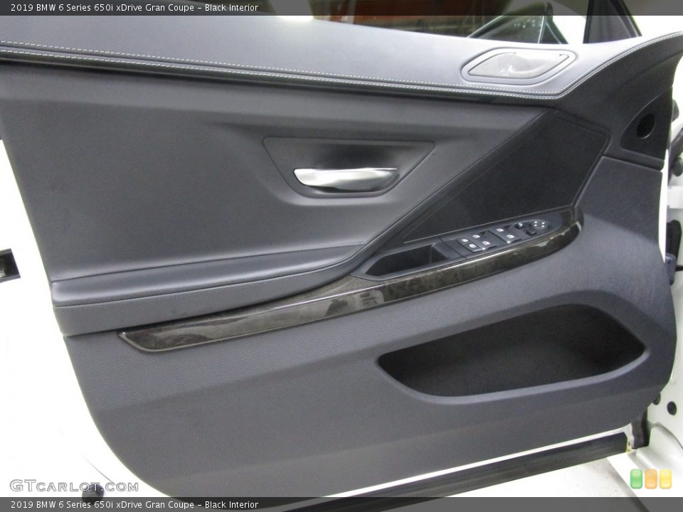Black Interior Door Panel for the 2019 BMW 6 Series 650i xDrive Gran Coupe #130452212