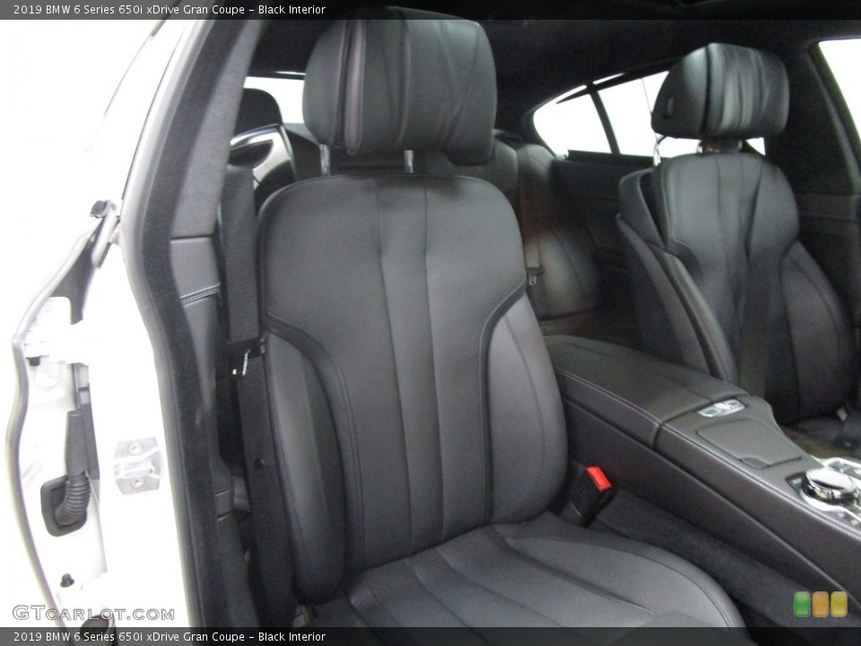 Black Interior Front Seat for the 2019 BMW 6 Series 650i xDrive Gran Coupe #130452398