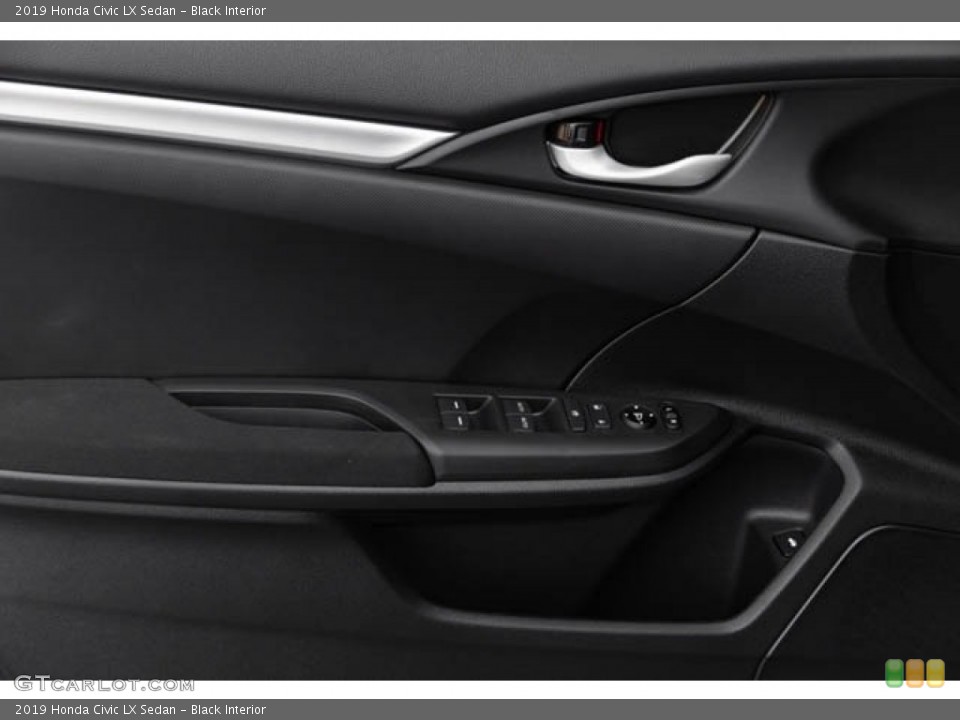 Black Interior Door Panel for the 2019 Honda Civic LX Sedan #130460768