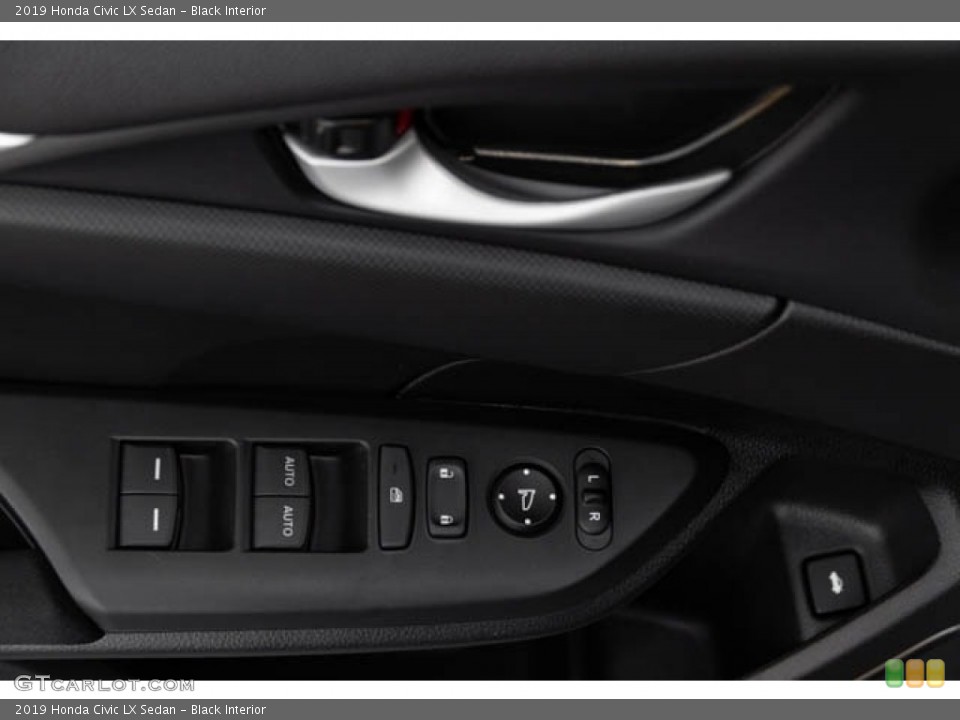 Black Interior Door Panel for the 2019 Honda Civic LX Sedan #130460783