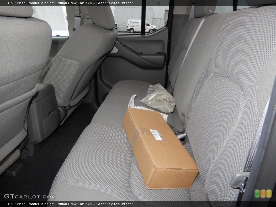 Graphite/Steel Interior Rear Seat for the 2019 Nissan Frontier Midnight Edition Crew Cab 4x4 #130460981