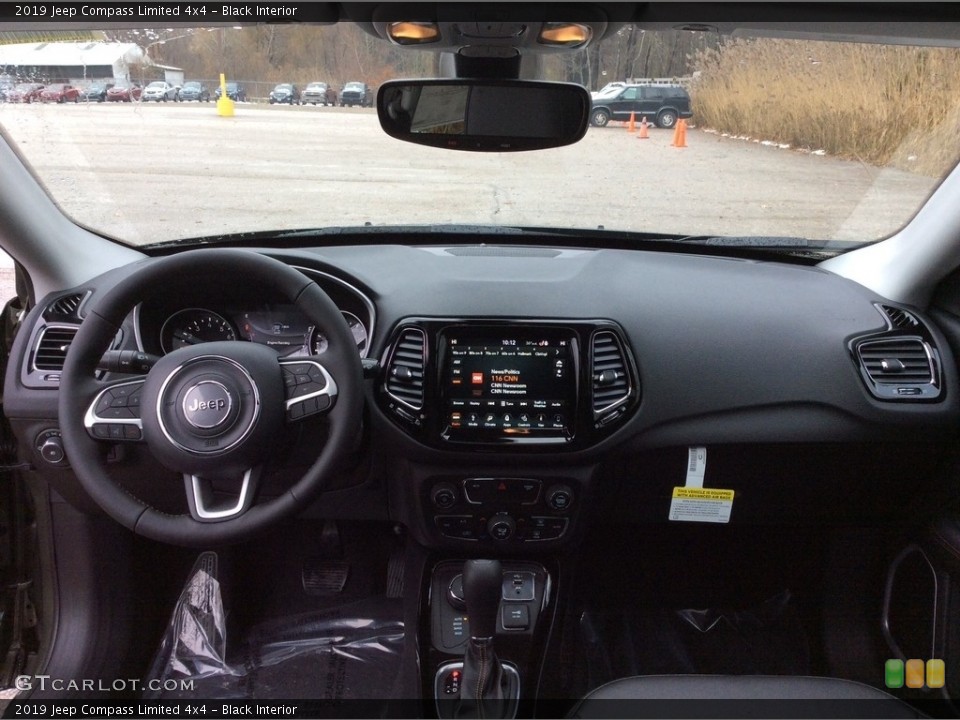 Black Interior Dashboard for the 2019 Jeep Compass Limited 4x4 #130465523