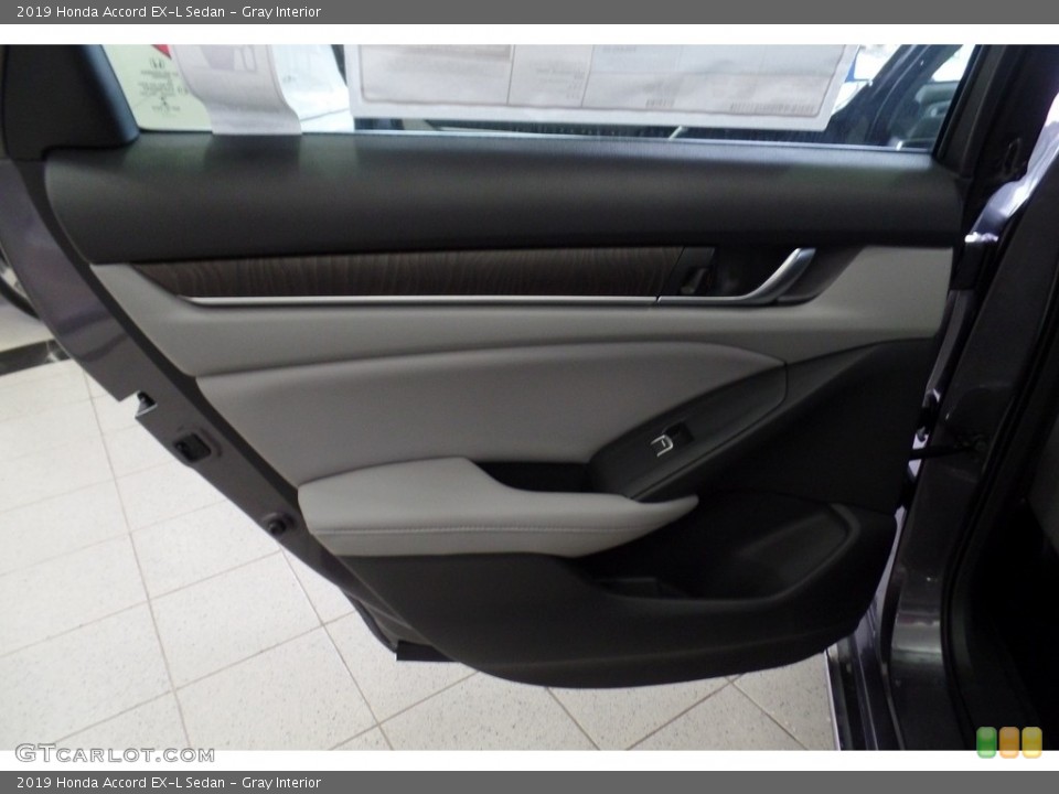 Gray Interior Door Panel for the 2019 Honda Accord EX-L Sedan #130471241