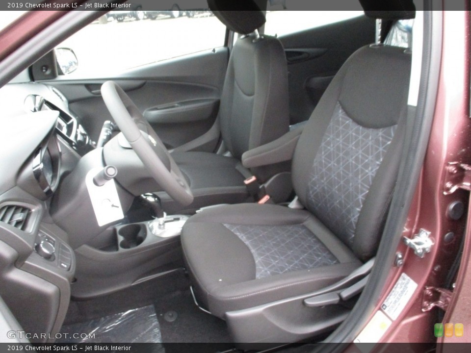 Jet Black Interior Front Seat for the 2019 Chevrolet Spark LS #130474973
