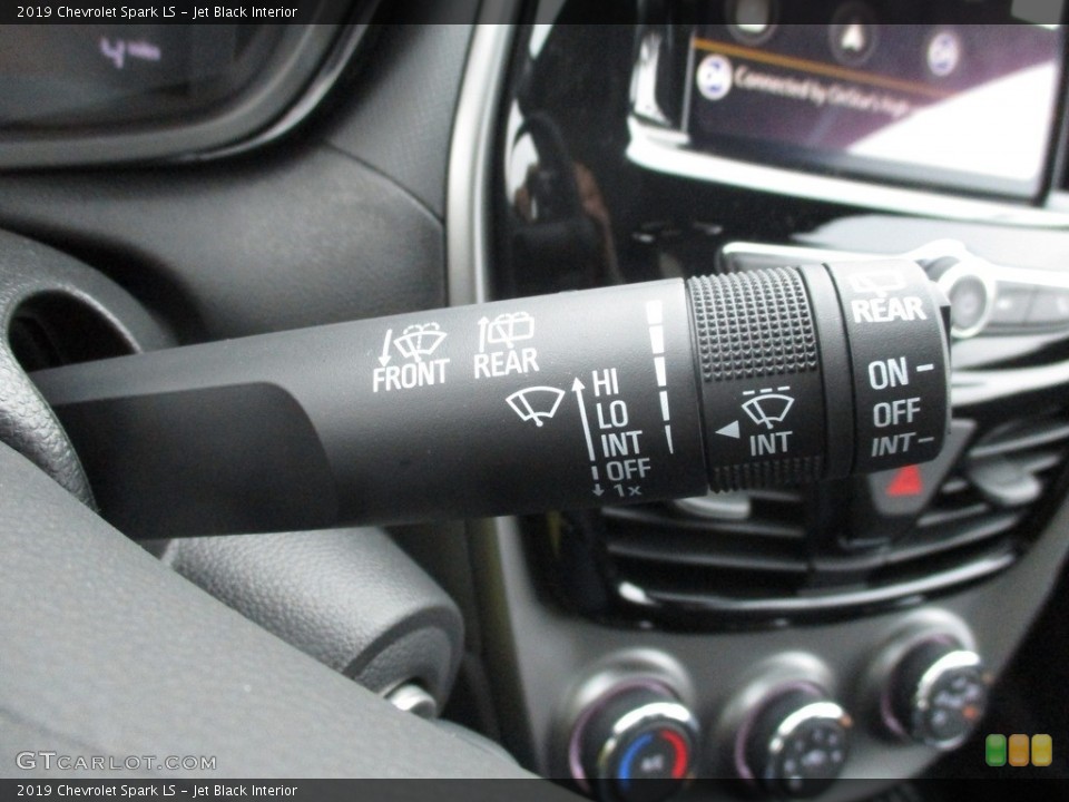 Jet Black Interior Controls for the 2019 Chevrolet Spark LS #130475067