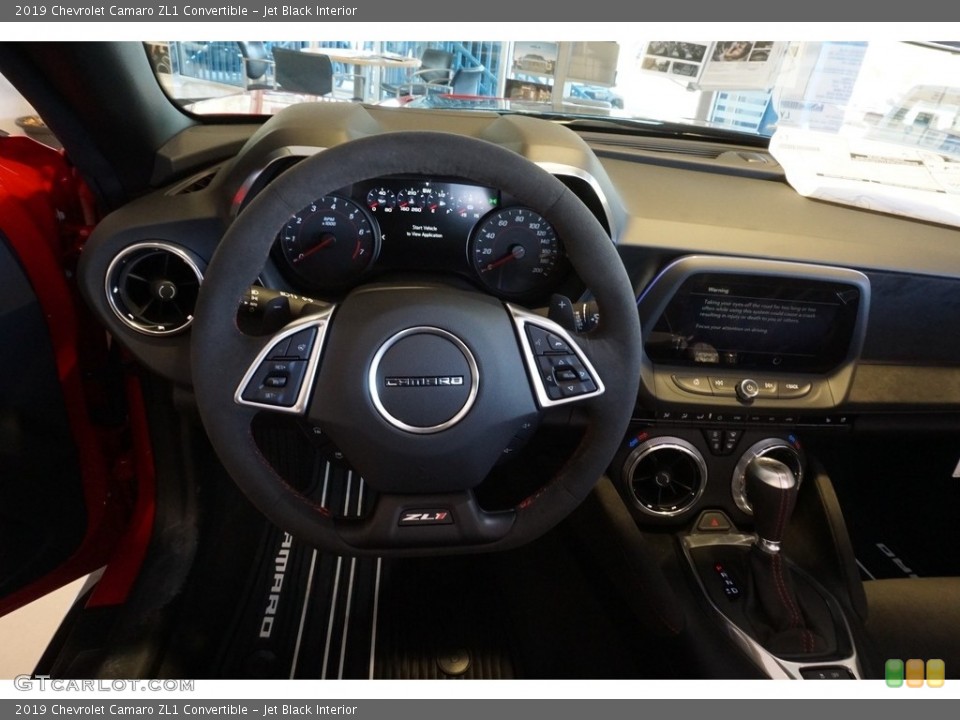 Jet Black Interior Dashboard for the 2019 Chevrolet Camaro ZL1 Convertible #130476875
