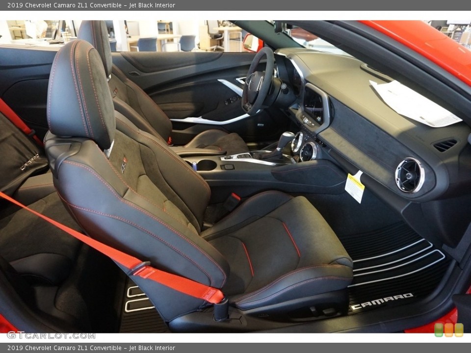Jet Black Interior Front Seat for the 2019 Chevrolet Camaro ZL1 Convertible #130476920