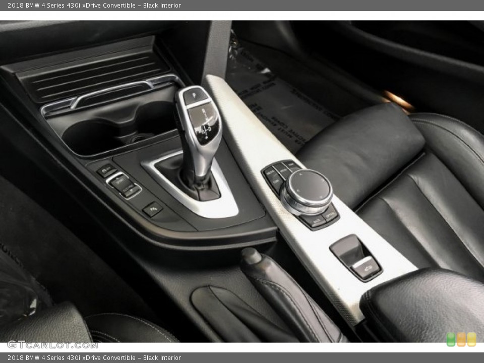 Black Interior Transmission for the 2018 BMW 4 Series 430i xDrive Convertible #130477310