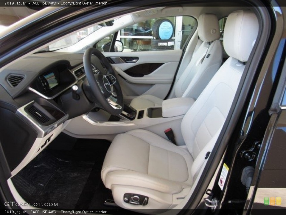 Ebony/Light Oyster Interior Photo for the 2019 Jaguar I-PACE HSE AWD #130478120