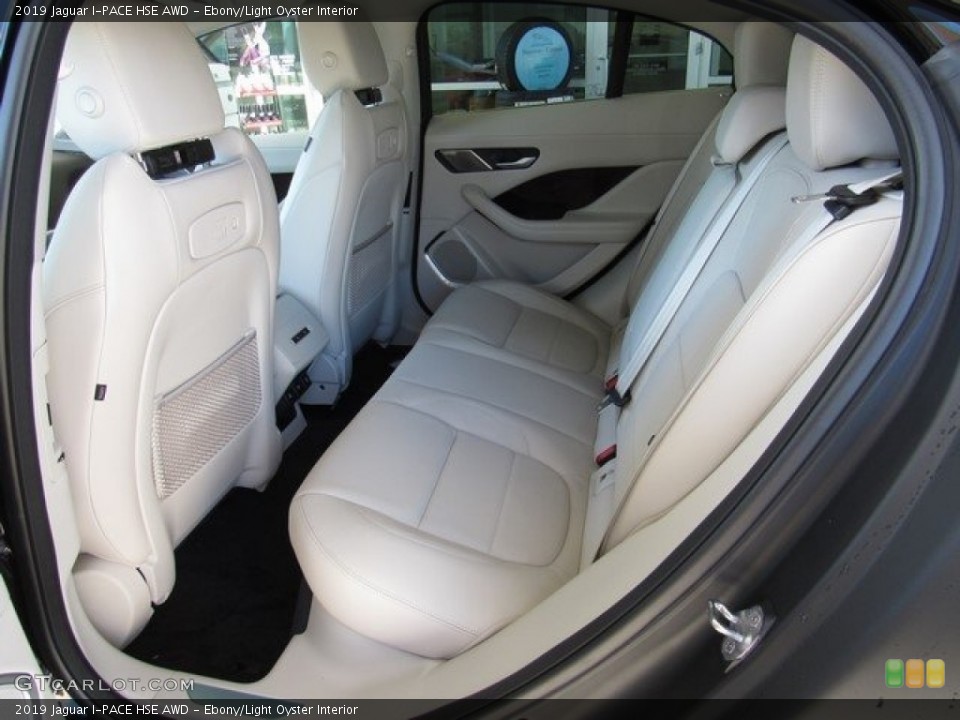 Ebony/Light Oyster Interior Rear Seat for the 2019 Jaguar I-PACE HSE AWD #130478324