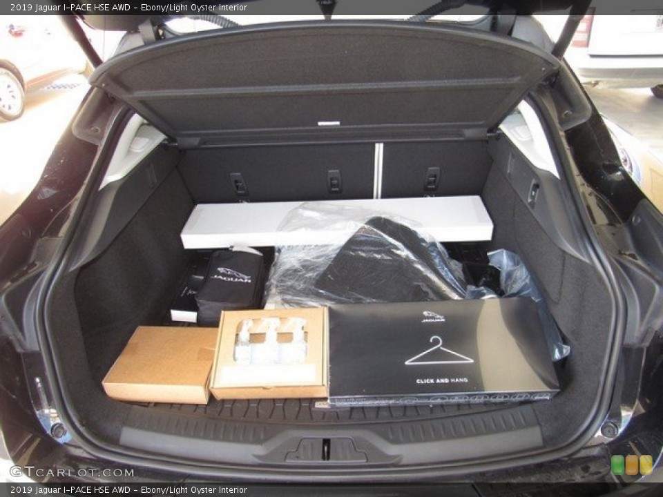Ebony/Light Oyster Interior Trunk for the 2019 Jaguar I-PACE HSE AWD #130478405