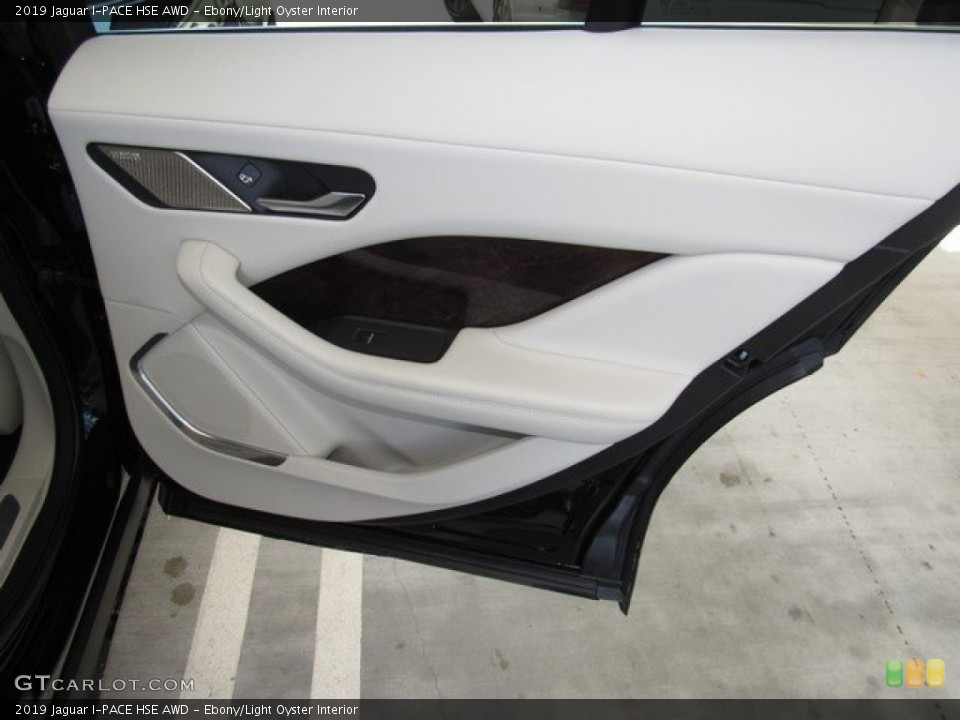 Ebony/Light Oyster Interior Door Panel for the 2019 Jaguar I-PACE HSE AWD #130478489