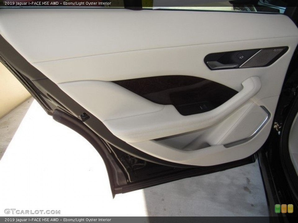 Ebony/Light Oyster Interior Door Panel for the 2019 Jaguar I-PACE HSE AWD #130478507