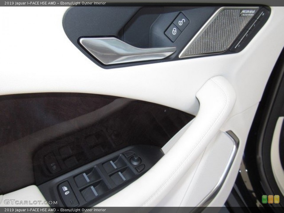 Ebony/Light Oyster Interior Controls for the 2019 Jaguar I-PACE HSE AWD #130478549