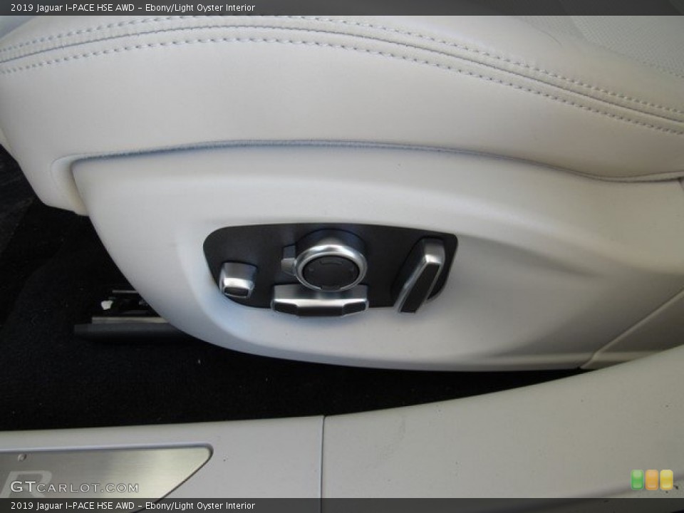 Ebony/Light Oyster Interior Controls for the 2019 Jaguar I-PACE HSE AWD #130478555