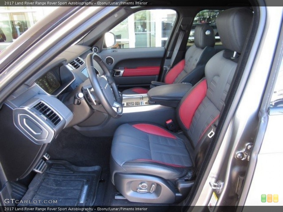 Ebony/Lunar/Pimento Interior Photo for the 2017 Land Rover Range Rover Sport Autobiography #130478844