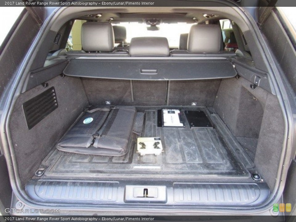 Ebony/Lunar/Pimento Interior Trunk for the 2017 Land Rover Range Rover Sport Autobiography #130479143