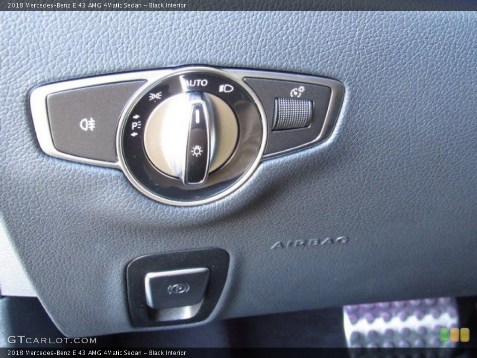 Black Interior Controls for the 2018 Mercedes-Benz E 43 AMG 4Matic Sedan #130479497