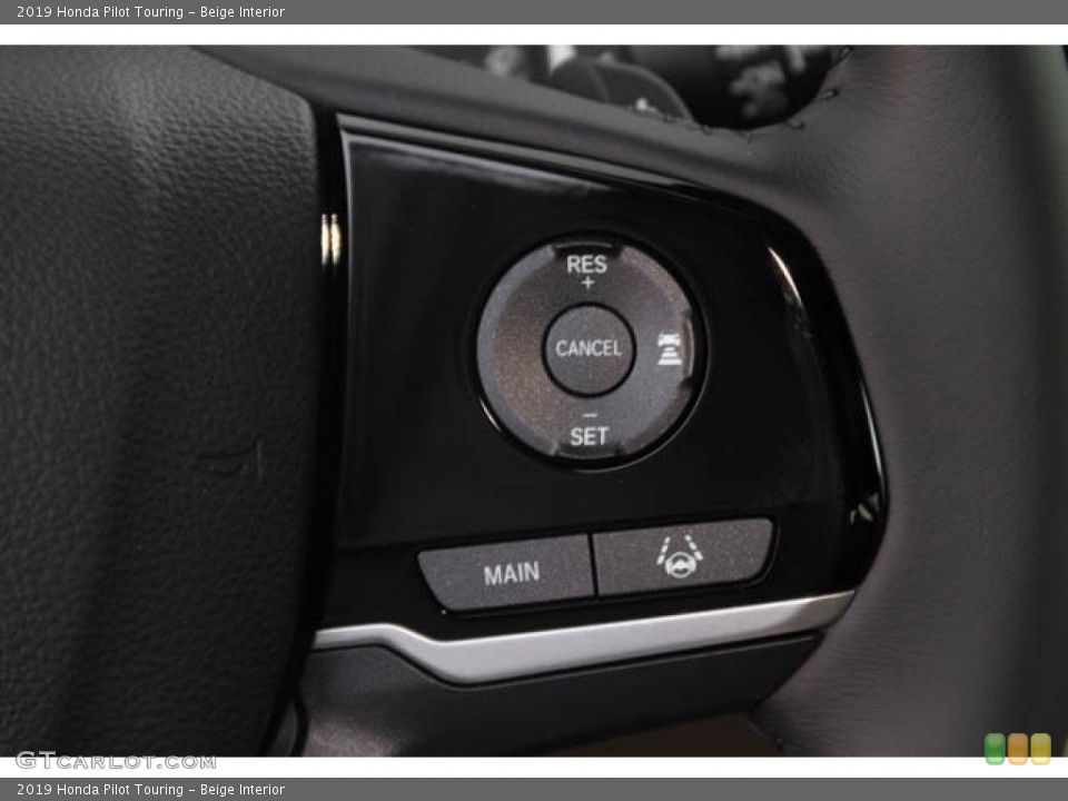 Beige Interior Steering Wheel for the 2019 Honda Pilot Touring #130481384