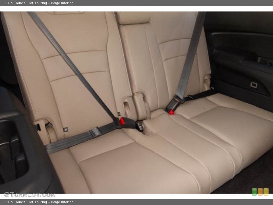 Beige Interior Rear Seat for the 2019 Honda Pilot Touring #130481588