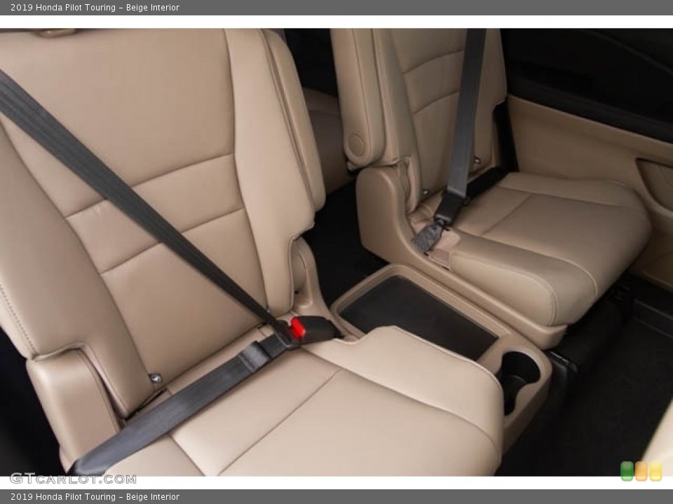 Beige Interior Rear Seat for the 2019 Honda Pilot Touring #130481615