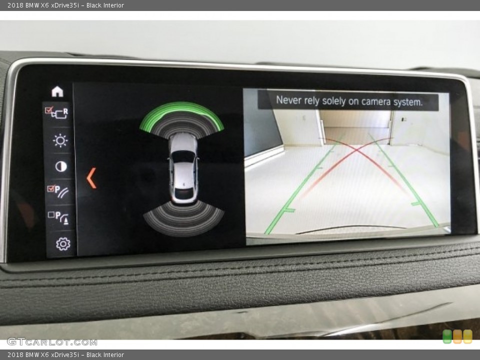 Black Interior Controls for the 2018 BMW X6 xDrive35i #130482371