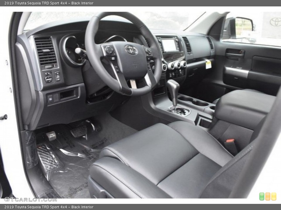 Black Interior Photo for the 2019 Toyota Sequoia TRD Sport 4x4 #130483600