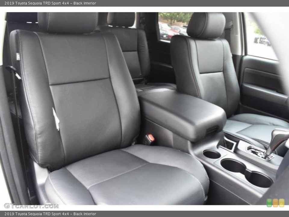 Black Interior Front Seat for the 2019 Toyota Sequoia TRD Sport 4x4 #130483762