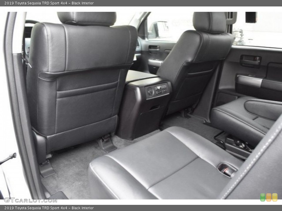Black Interior Rear Seat for the 2019 Toyota Sequoia TRD Sport 4x4 #130483778