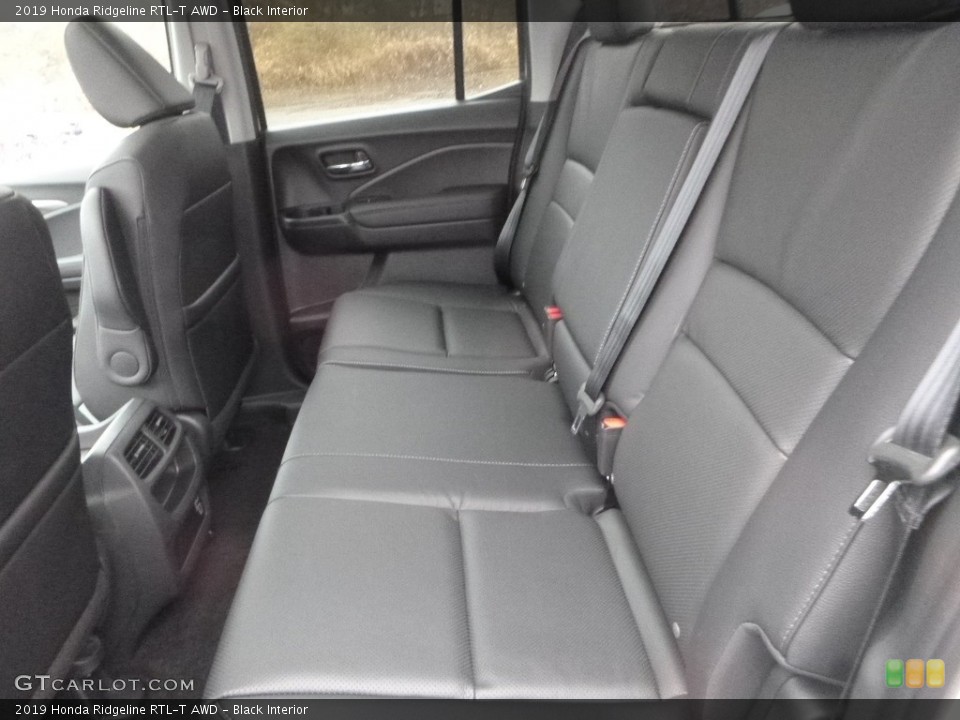 Black Interior Rear Seat for the 2019 Honda Ridgeline RTL-T AWD #130488872