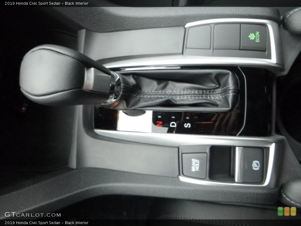 Black Interior Transmission for the 2019 Honda Civic Sport Sedan #130490555