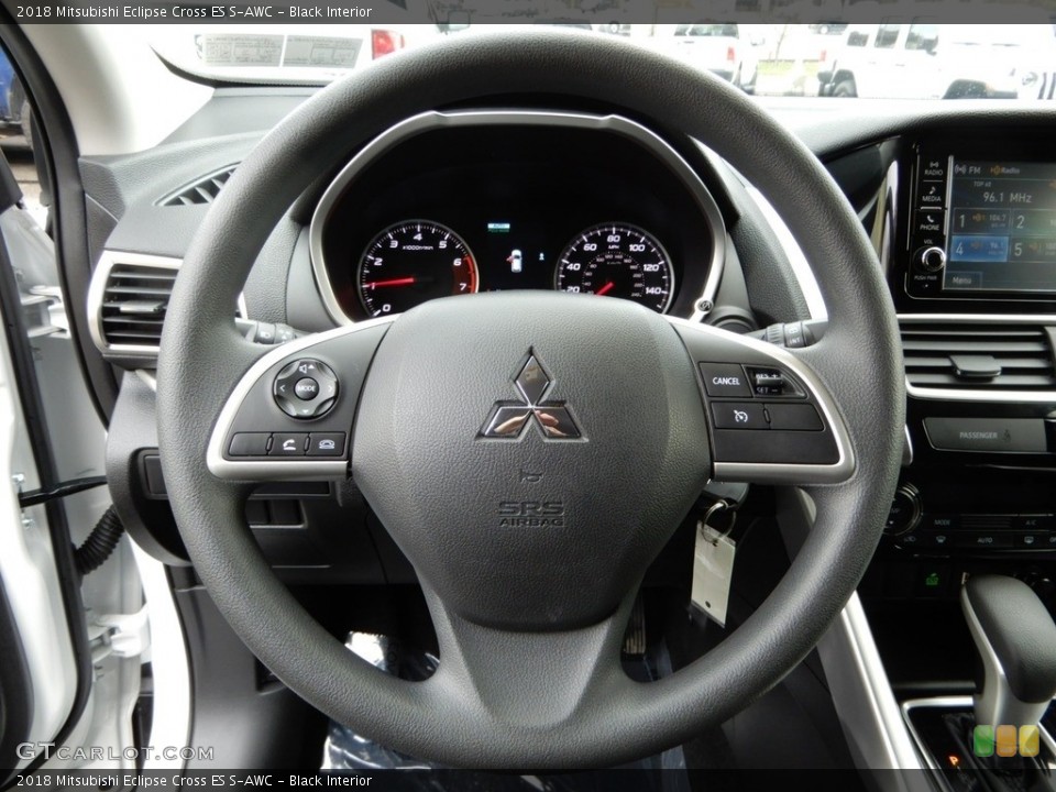 Black Interior Steering Wheel for the 2018 Mitsubishi Eclipse Cross ES S-AWC #130494125