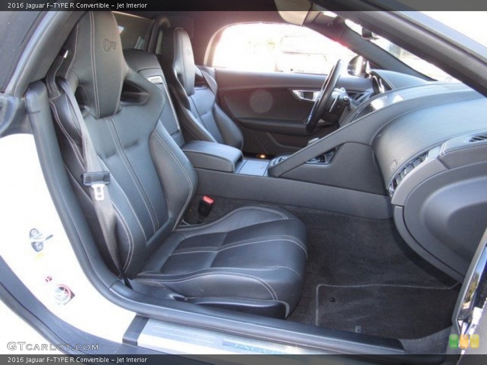 Jet Interior Front Seat for the 2016 Jaguar F-TYPE R Convertible #130499774