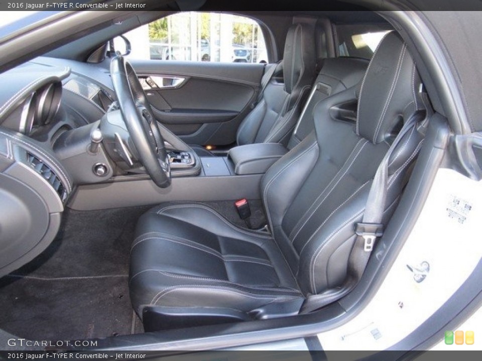 Jet Interior Front Seat for the 2016 Jaguar F-TYPE R Convertible #130499813