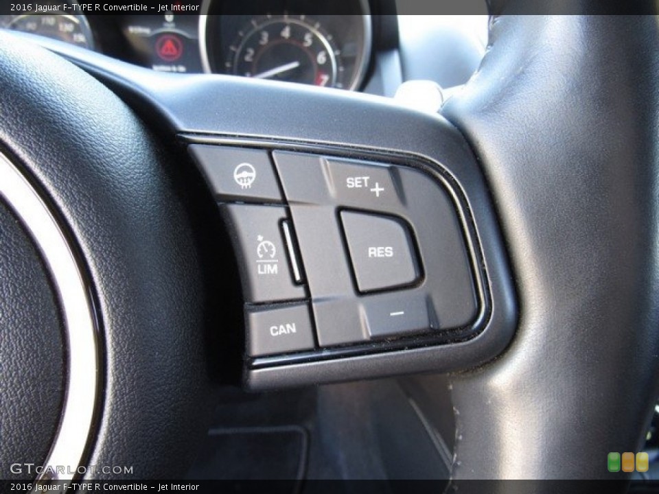 Jet Interior Steering Wheel for the 2016 Jaguar F-TYPE R Convertible #130500248
