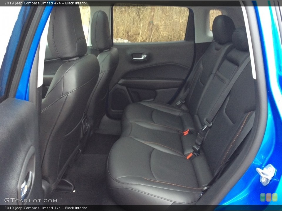 Black Interior Rear Seat for the 2019 Jeep Compass Limited 4x4 #130510127