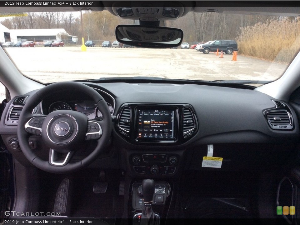Black Interior Dashboard for the 2019 Jeep Compass Limited 4x4 #130510478